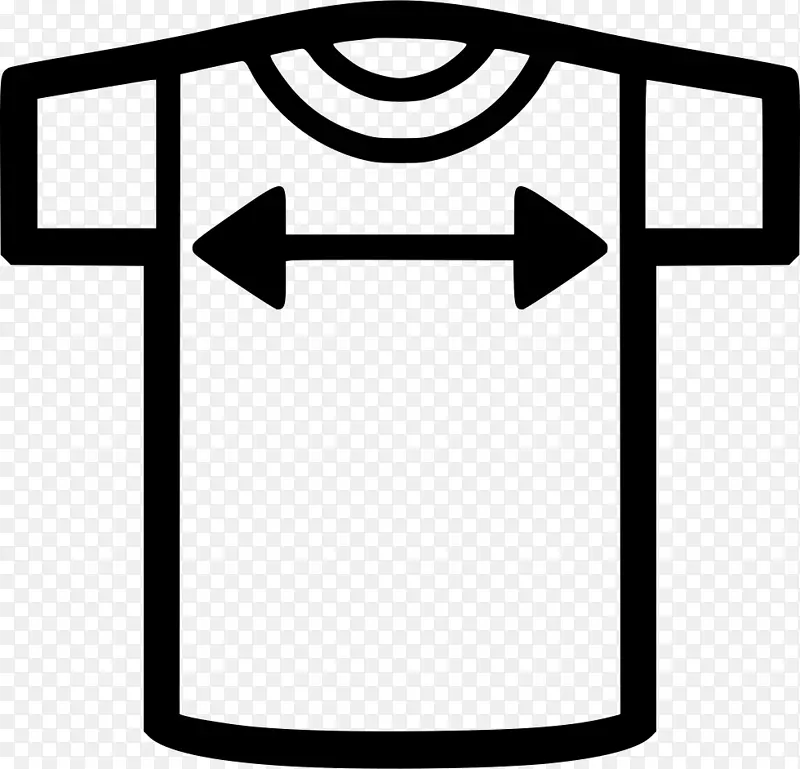 t恤服装尺寸电脑图标t恤