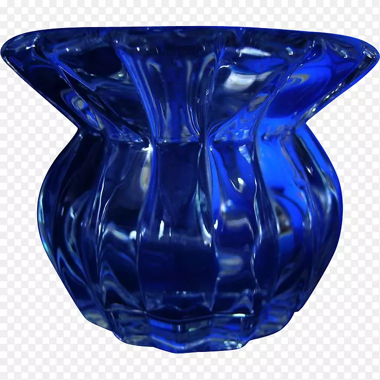 钴蓝花瓶玻璃制品-花瓶
