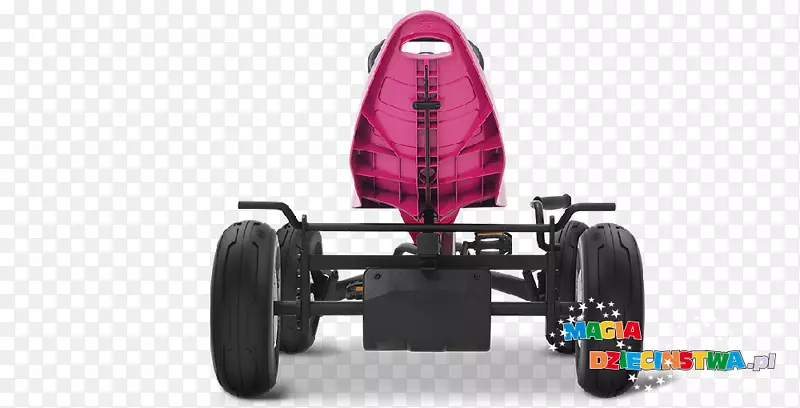 四轮踏板赛车CRG-粉红色豪华轿车