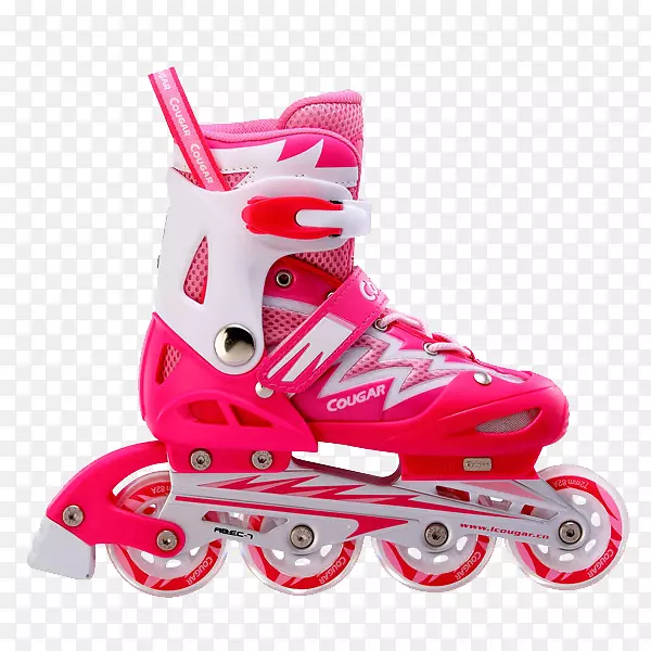 滚轴溜冰鞋，线内溜冰鞋，滑板运动，咄咄逼人的内联滑冰