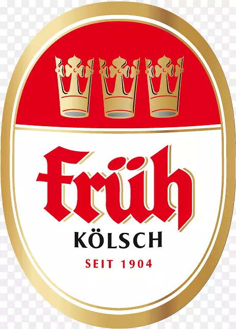 科希啤酒标志C lner Hofbr u früh古龙水-良好的报纸设计
