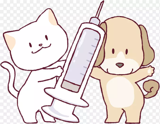 猫须狗插图疫苗-猫
