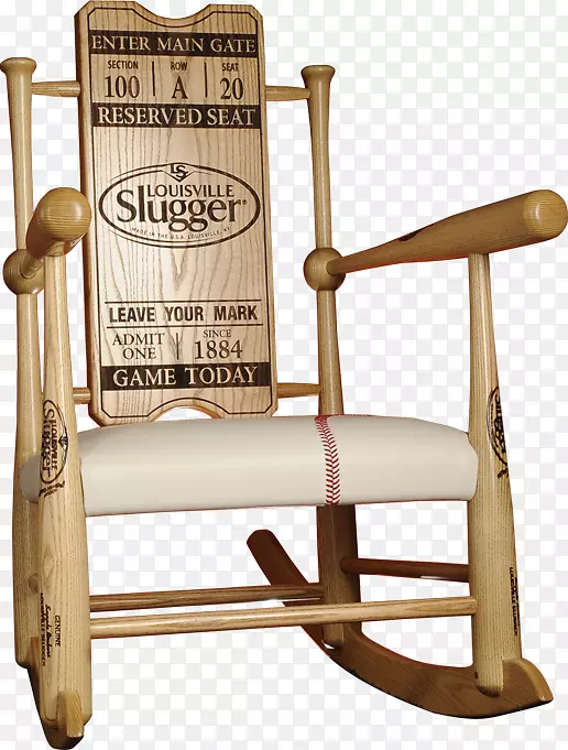 棒球棒摇椅阿迪朗达克椅子-棒球