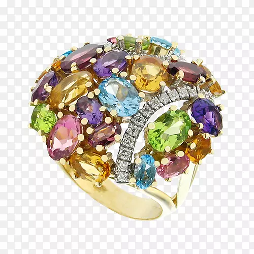 紫水晶宝石耳环珠宝钻石-悠久的传统