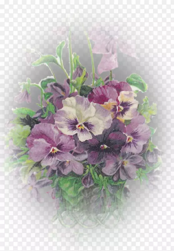 花型切花紫罗兰色