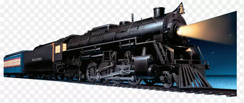 玩具火车和火车集极快铁路运输圣诞老人快车
