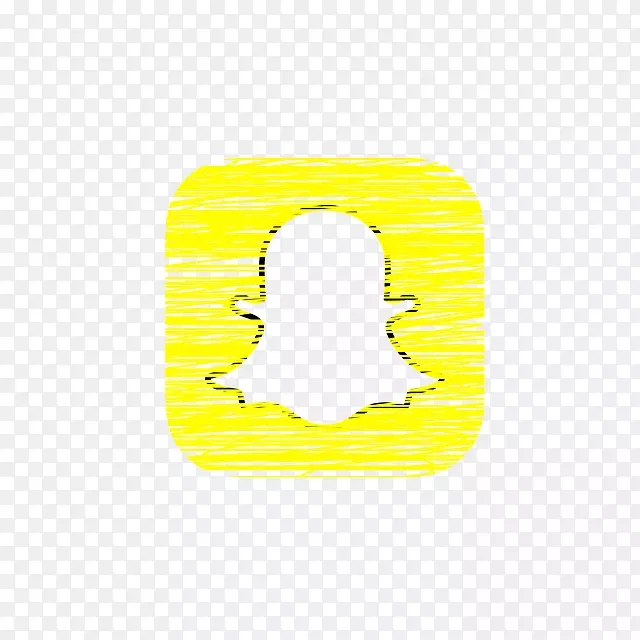 LOGO绘图Snapchat社交媒体剪影-技术感跑步者