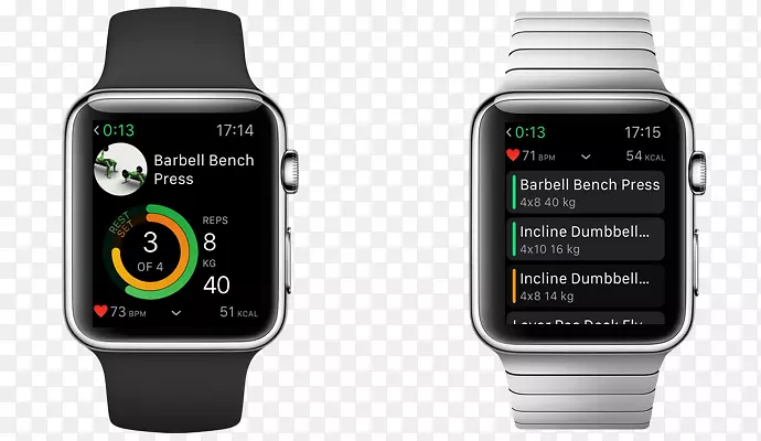 苹果手表系列3索尼智能手表系列2苹果手表系列1-健身应用