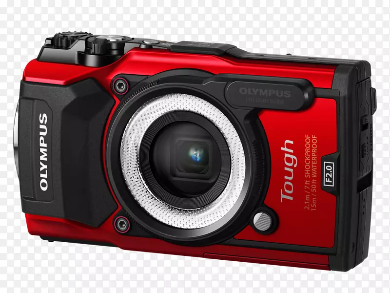 奥林巴斯手写笔坚韧的tg-5数码相机(红色)奥林巴斯坚韧的tg-5黑色1200万像素cmos f2.0 15米防水有源像素传感器端旗