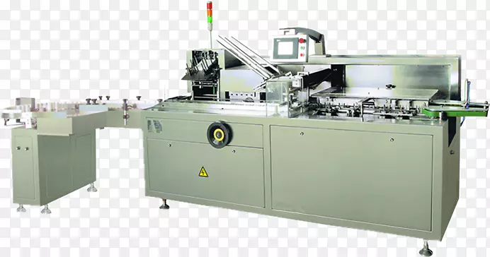 纸盒机械工业制造包装和标签.工厂机器