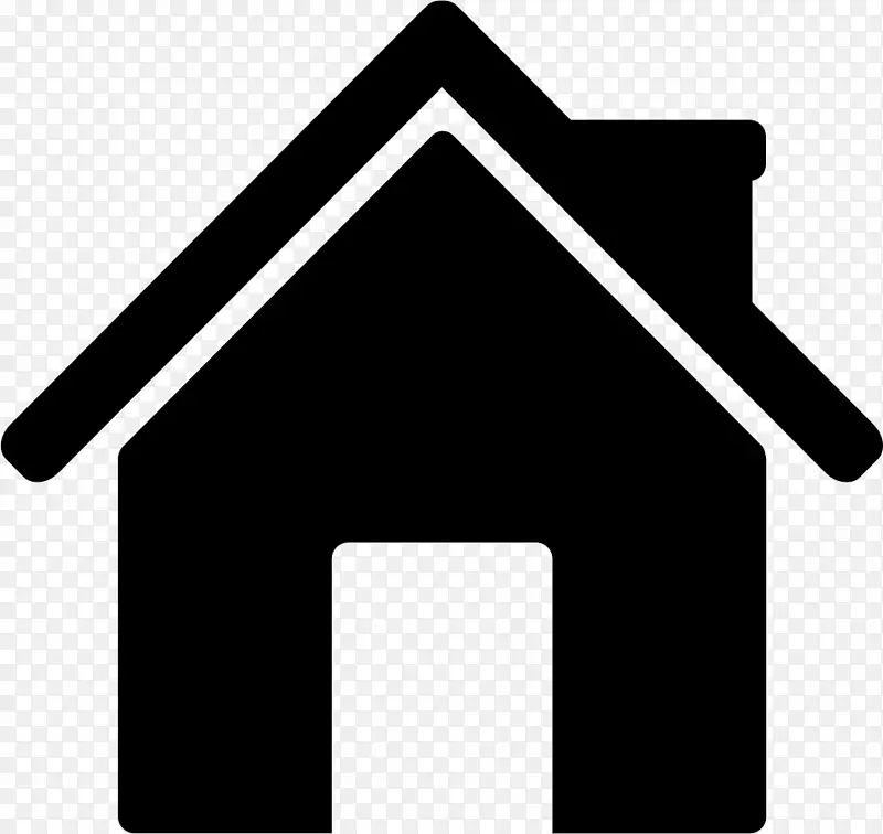 家庭电脑图标剪贴画家庭符号-房子