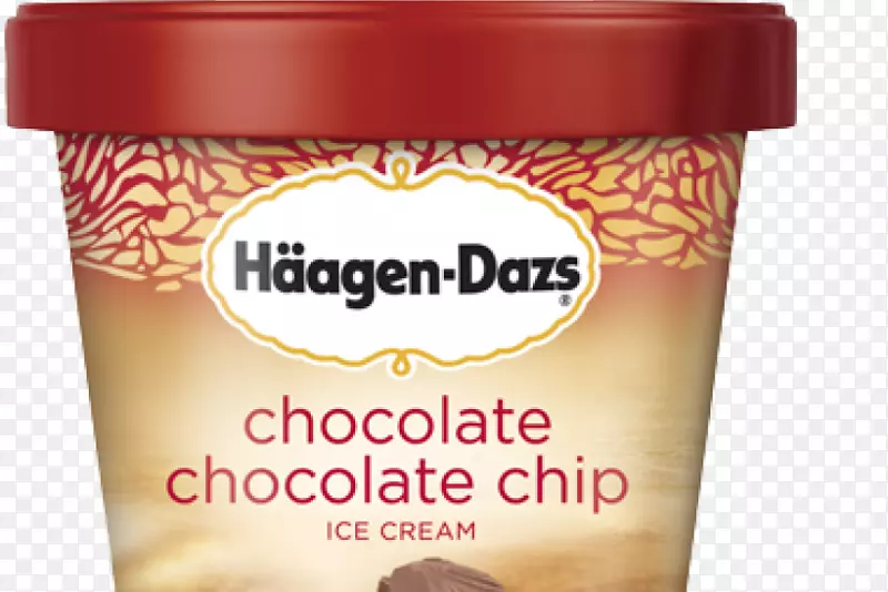 巧克力片饼干面团冰淇淋Hagen-Dazs薄荷巧克力片-巧克力口味