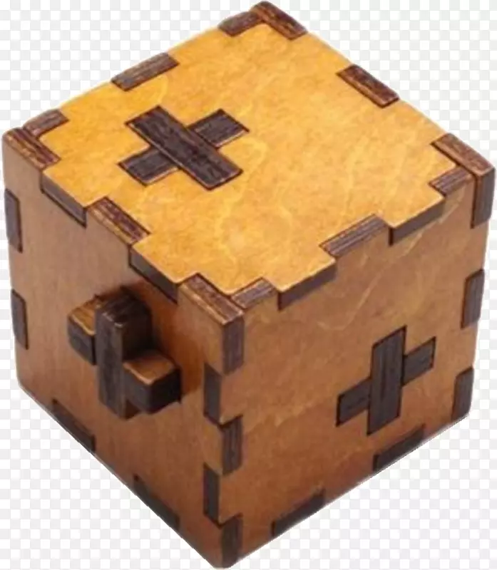 盒拼图立方体玩具块火柴拼图盒