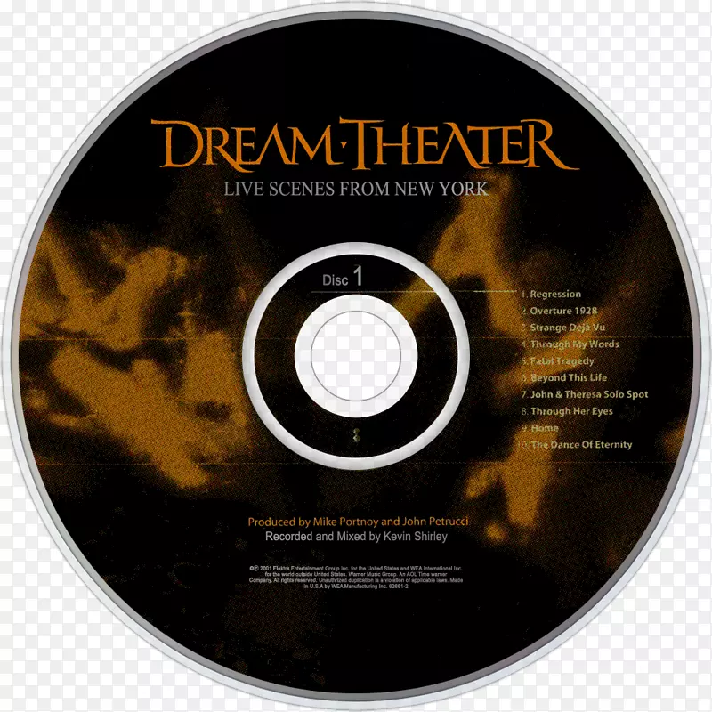 CD“清醒”演示1994年纽约梦剧场的现场直播-梦想成真