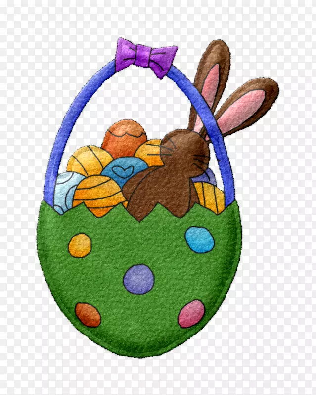 复活节兔子复活节彩蛋产品-彩蛋篮