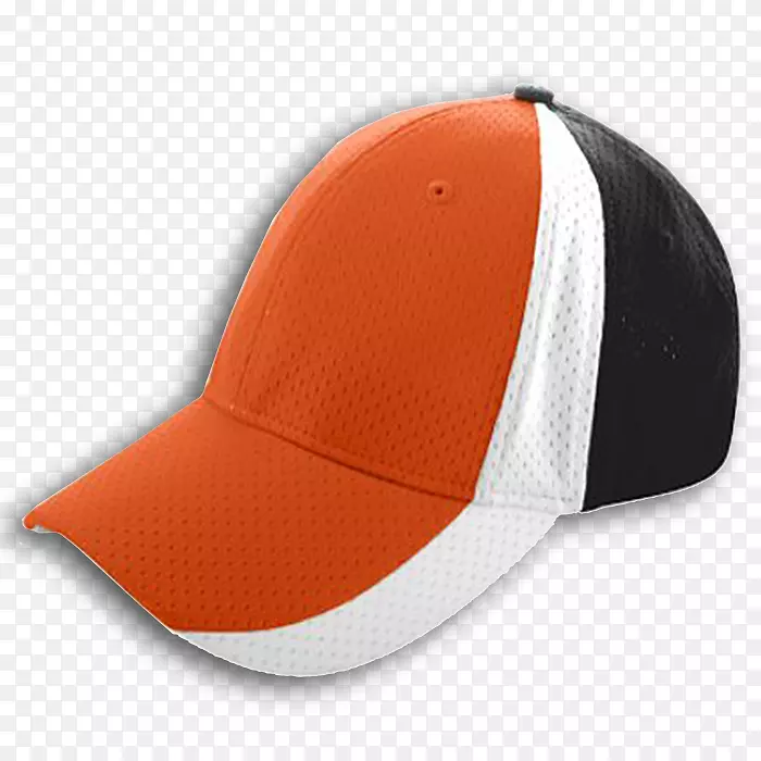 棒球帽运动橙色产品设计卡车司机帽子-摄影工作室柔性设计