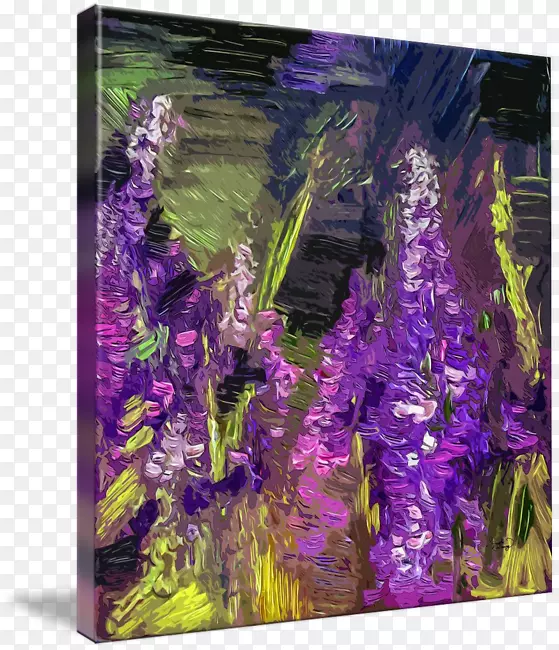 英国薰衣草现代艺术紫罗兰现代建筑-紫罗兰