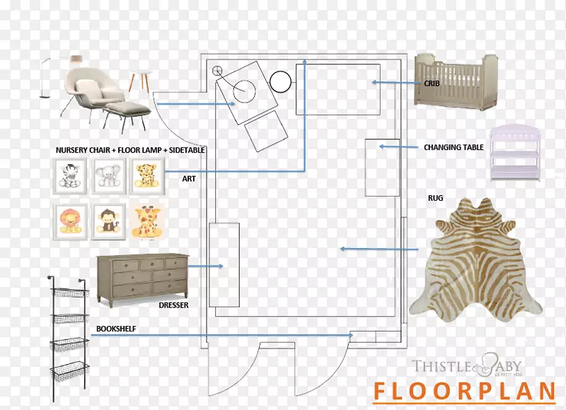 家具产品设计动物牛皮斑马室内平面图