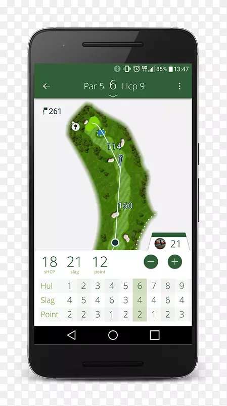 功能手机智能手机glfr Larvik golfclubb-打高尔夫