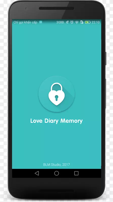智能手机，我亲爱的秘密日记，带有锁功能的手机应用软件-移动内存
