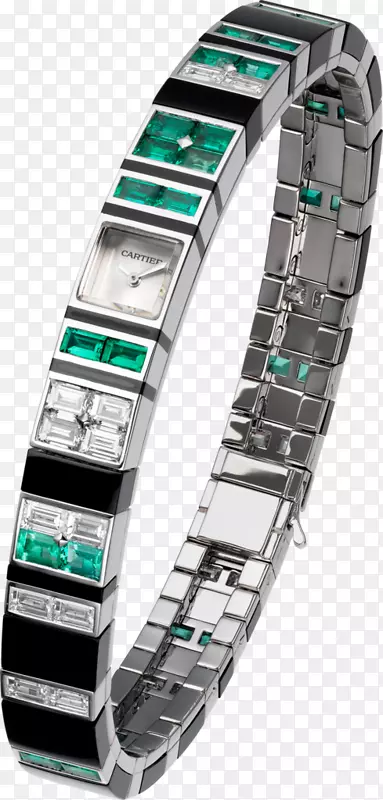 翡翠卡地亚手表表带珠宝-创意珠宝