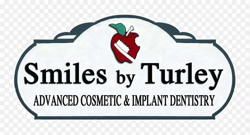 微笑由Turley标志品牌字体牙医-一般牙科