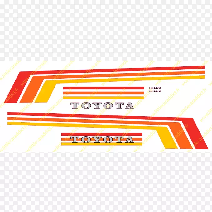 标贴丰田品牌文字爬虫-精品汽车贴纸
