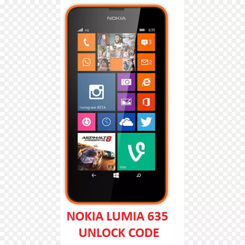 诺基亚Lumia 630诺基亚Lumia 530诺基亚Lumia 635 Nokia XL-网络代码