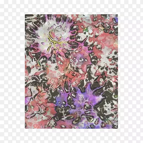 花卉设计视觉艺术纺织品粉红m花海报设计