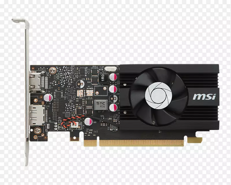 显卡和视频适配器NVIDIA GeForce GT 1030 GDDR 5 SDRAM微星国际-NVIDIA