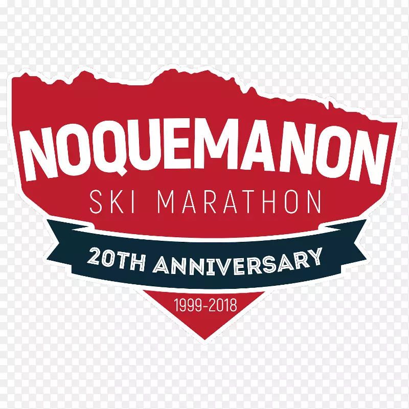 LOGO noquemanon滑雪马拉松字体产品竞赛-自行车比赛海报