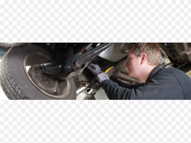 轮胎汽车技师机械消声器-汽车修理工