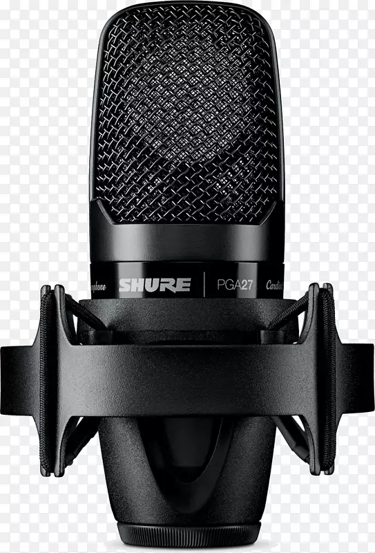 传声器shure pga 27隔膜冷凝器微型传声器