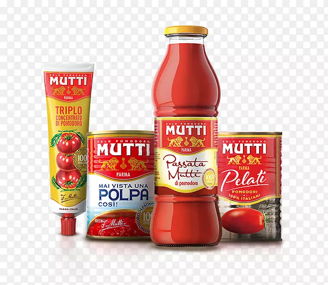 番茄Purée Mutti S.p.A.番茄酱产品-意大利面