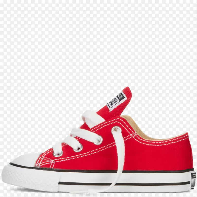溜冰鞋运动鞋恰克泰勒全明星红反红边