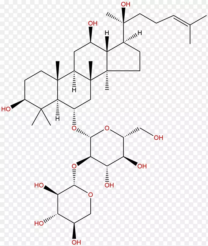 人参皂苷皂甙、中草药、三七药理学-植物化学物质