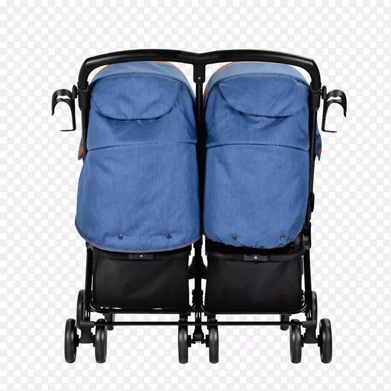 双夏婴儿3d2袋产品设计-蓝色婴儿车
