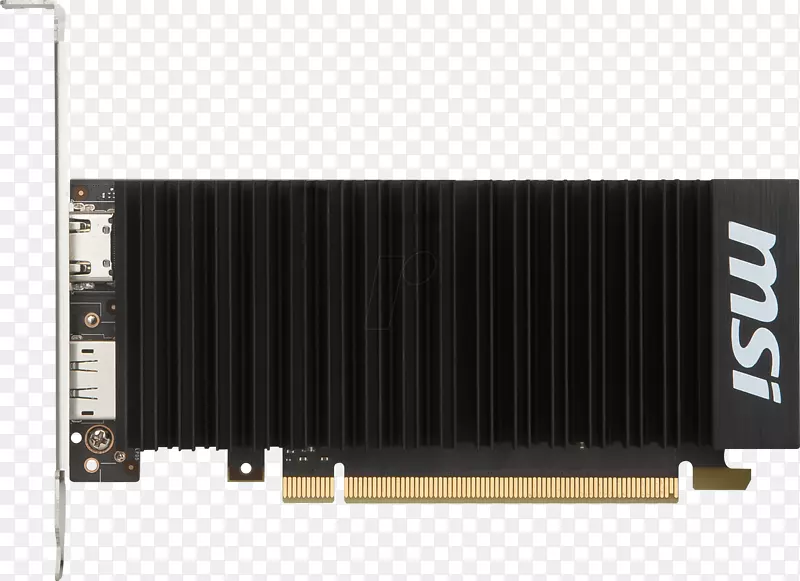 显卡和视频适配器NVIDIA GeForce GT 1030 GDDR 5 SDRAM微星国际低轮廓