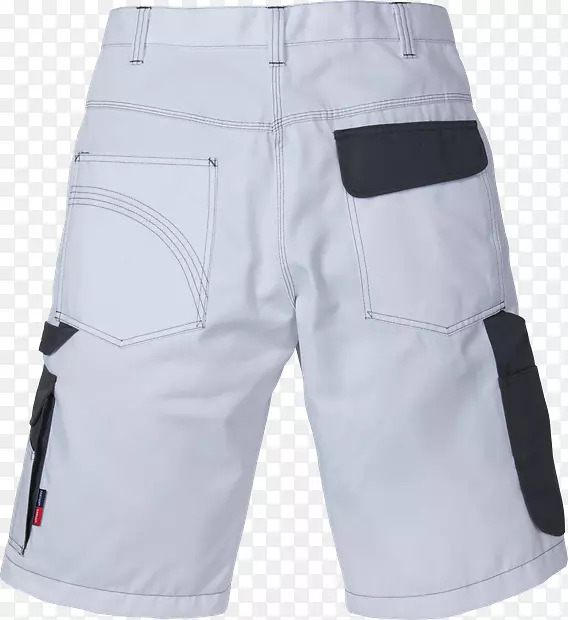 百慕大短裤T恤裤白色防护服