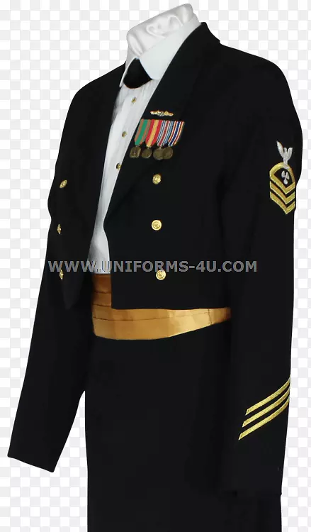 美国海军燕尾服。-海军制服