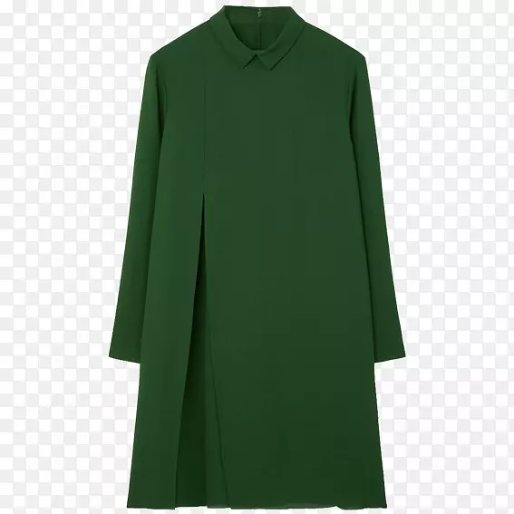 绿领裙-丝缎