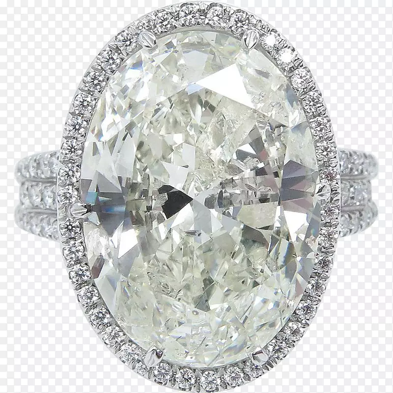 结婚戒指钻石切割珠宝白金戒指