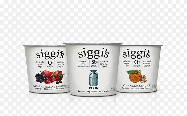 Siggi乳制品，Skyr酸奶，希腊酸奶，封面配方