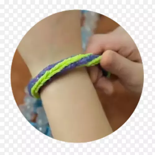 彩虹织机如何用橡皮筋手镯.鱼尾