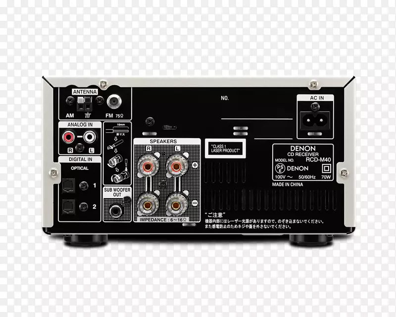 德农无线电接收机电子高保真扬声器-m音频