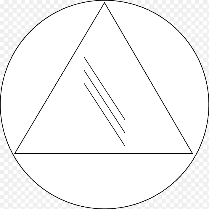 圆三角线艺术点-三角形新
