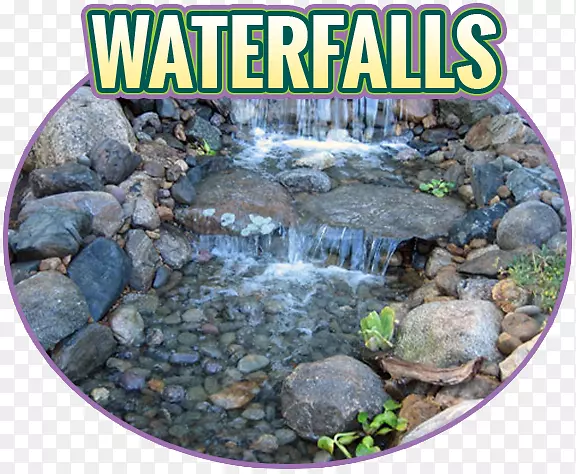水资源池水特征-景观瀑布