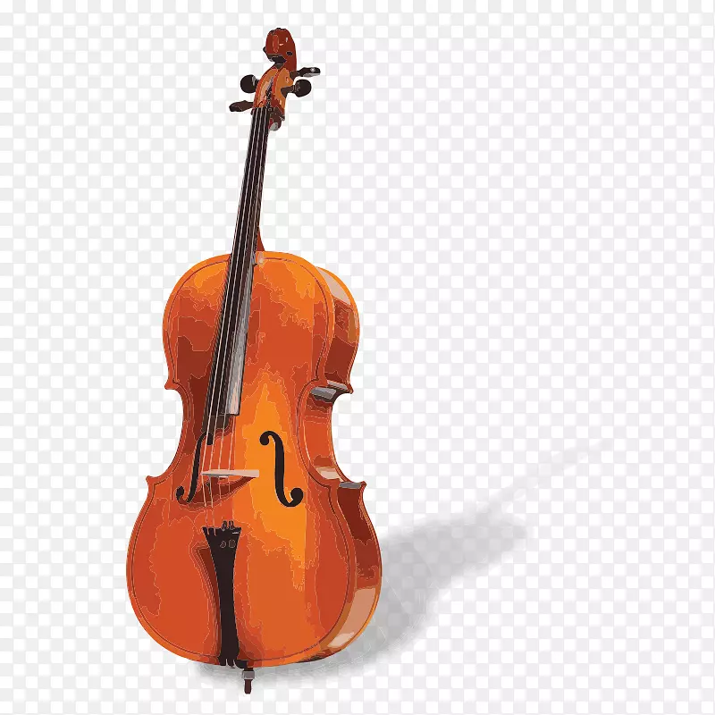 大提琴弦乐器剪贴画图形小提琴
