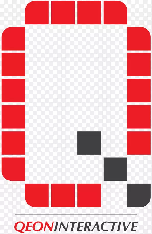 PT。qeon互动徽标游戏组织业务-印刷媒体传单