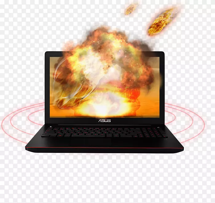 笔记本电脑英特尔i7华硕GeForce-眩光效率
